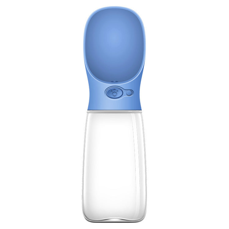 Travel-Friendly Pet Water Bottle with Attached Cup
