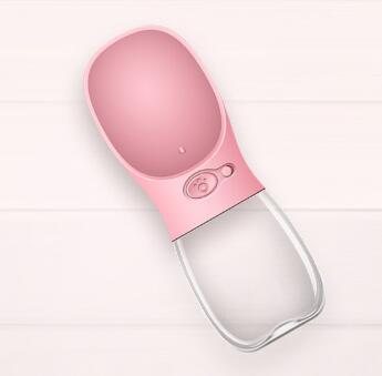 Travel-Friendly Pet Water Bottle with Attached Cup