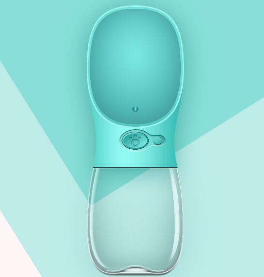 Travel-Friendly Pet Water Bottle with Attached Cup